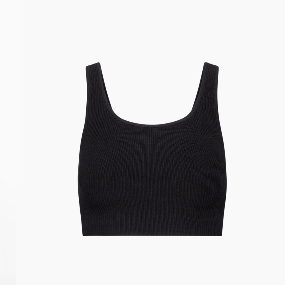 Barton Aritzia Sculpt Knit Squareneck Cropped Tank